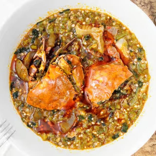 Okra Soup Alone.